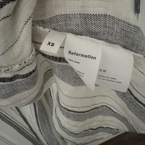 Reformation striped pineapple dress ASO Meghan Markle - Picture 10 of 10